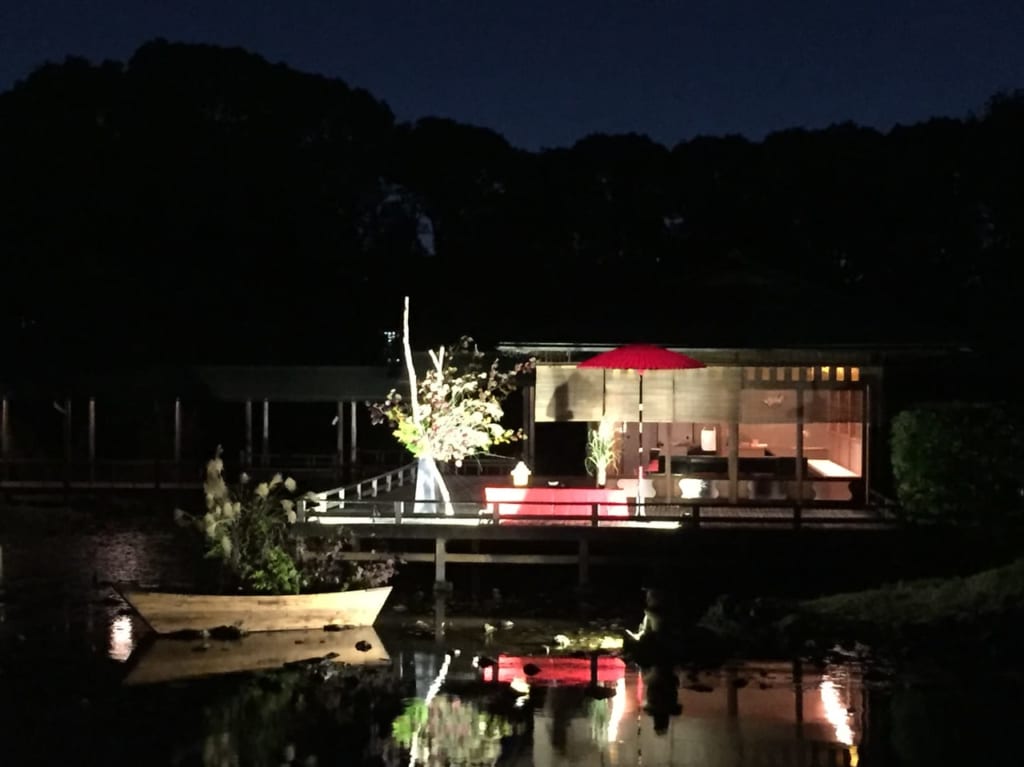 白鳥庭園観月夜間開園⑤